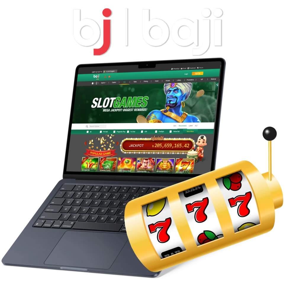 Baji provides a wide range of slot games.