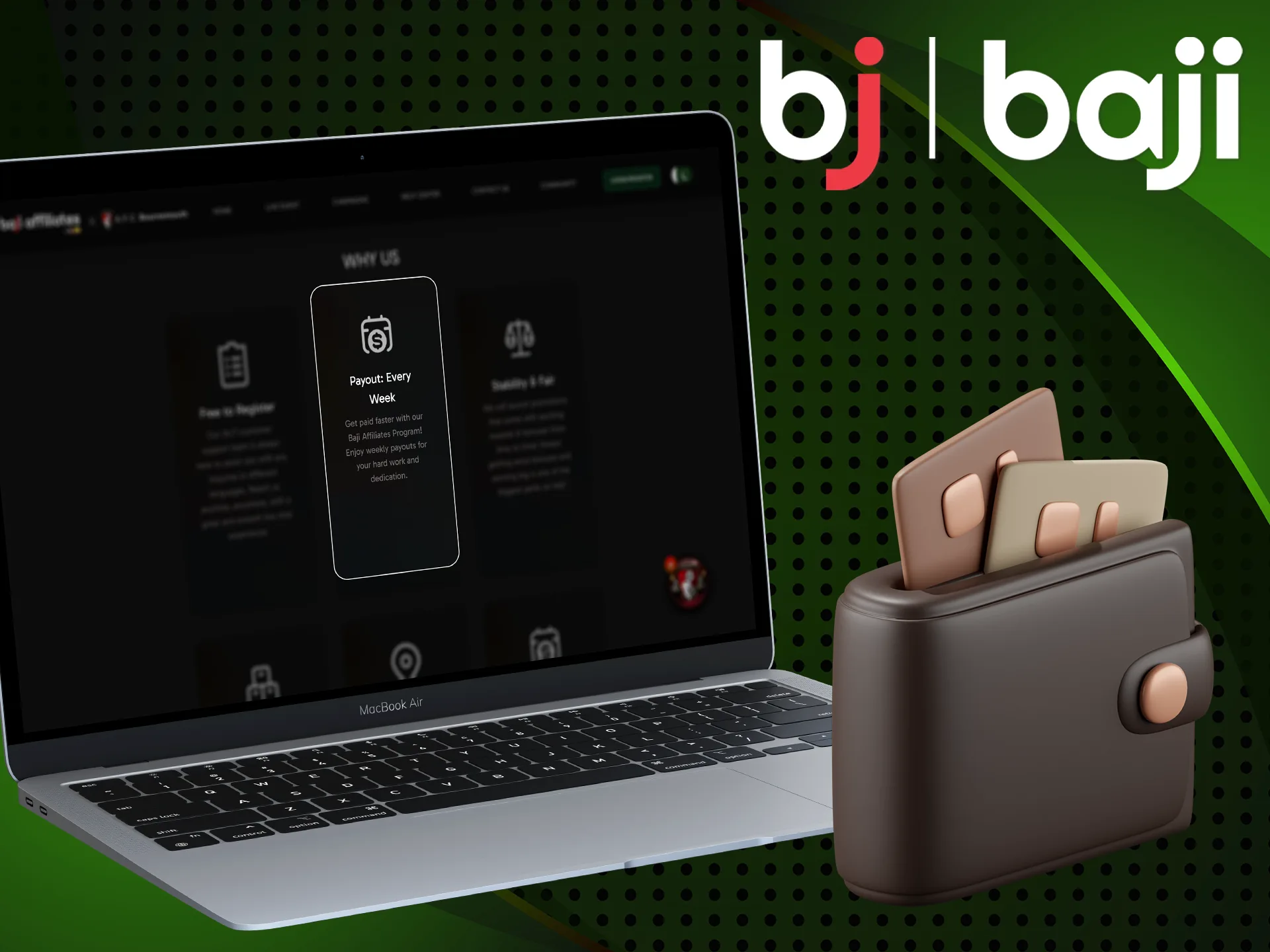 Get paid for your partnership with Baji Bet every week.