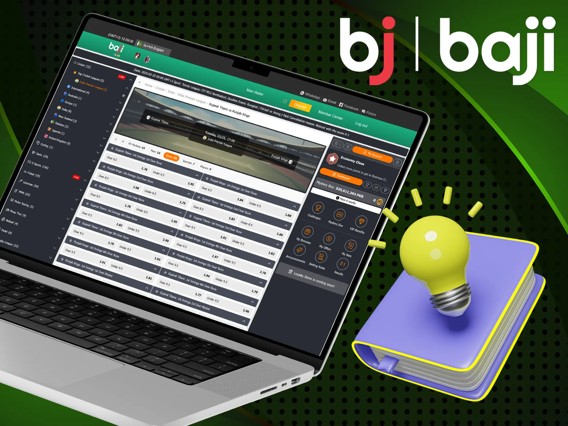 Use our tips to win big on IPL betting with Baji Bet.