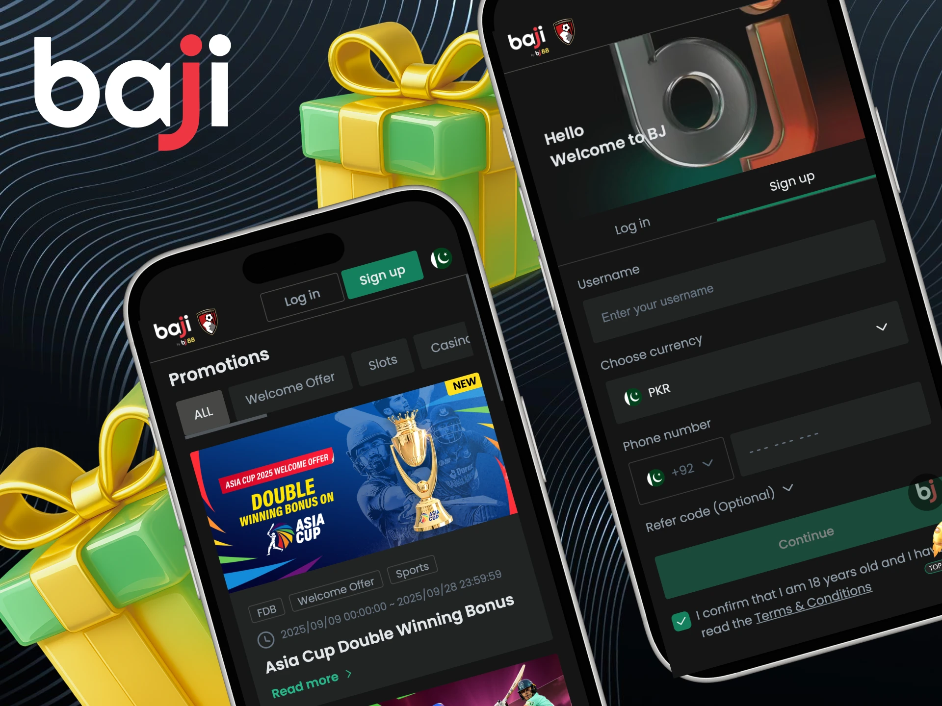 Download the Baji app and claim daily rewards.
