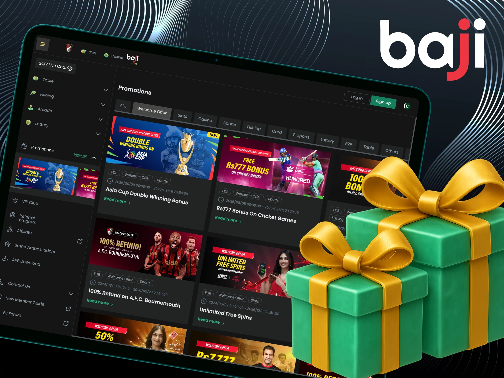 Get an easy start and win fast with Baji.