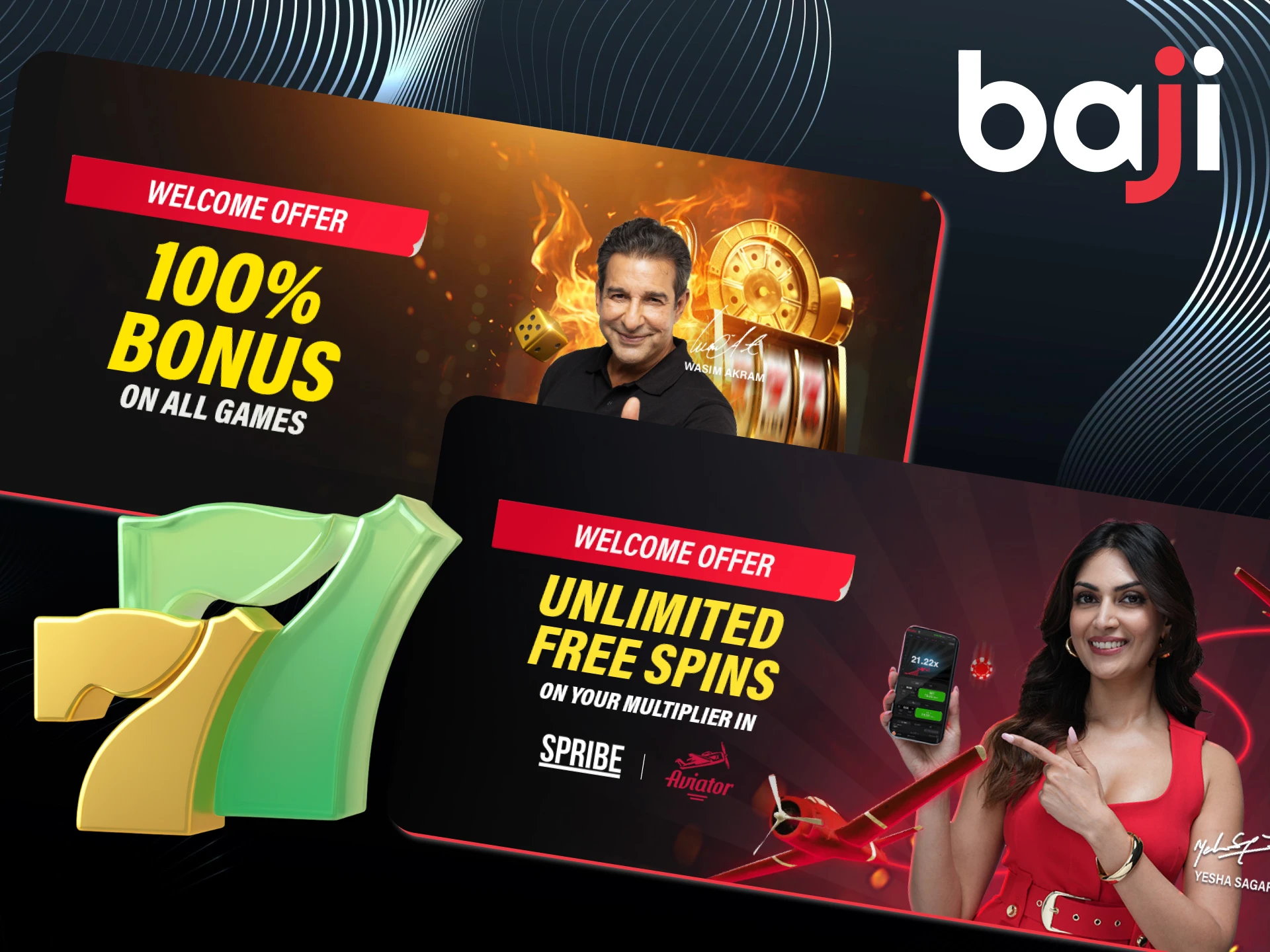 Spin and win more with Baji slot bonuses.