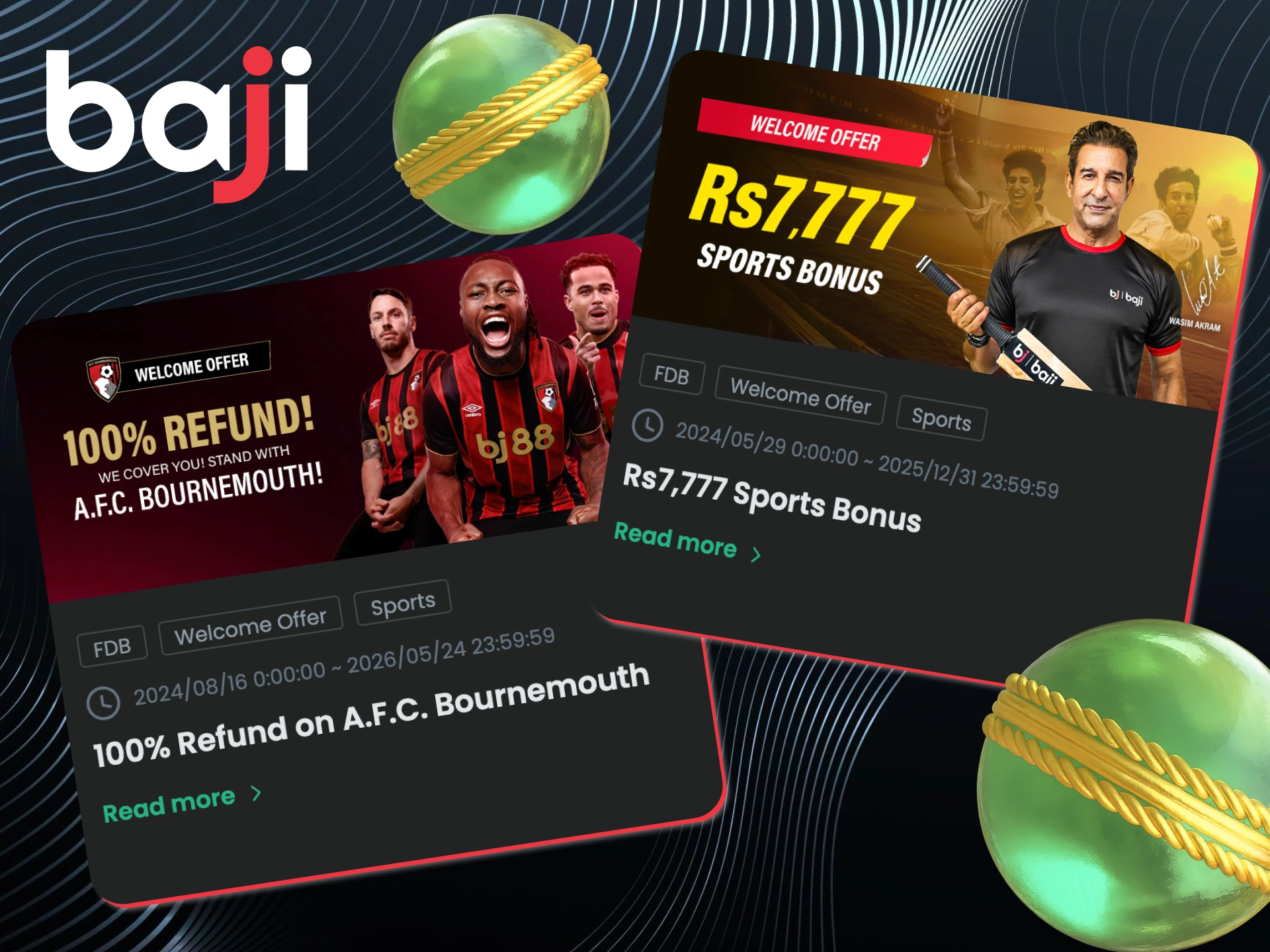 Boost your sports bets with exclusive Baji offers.