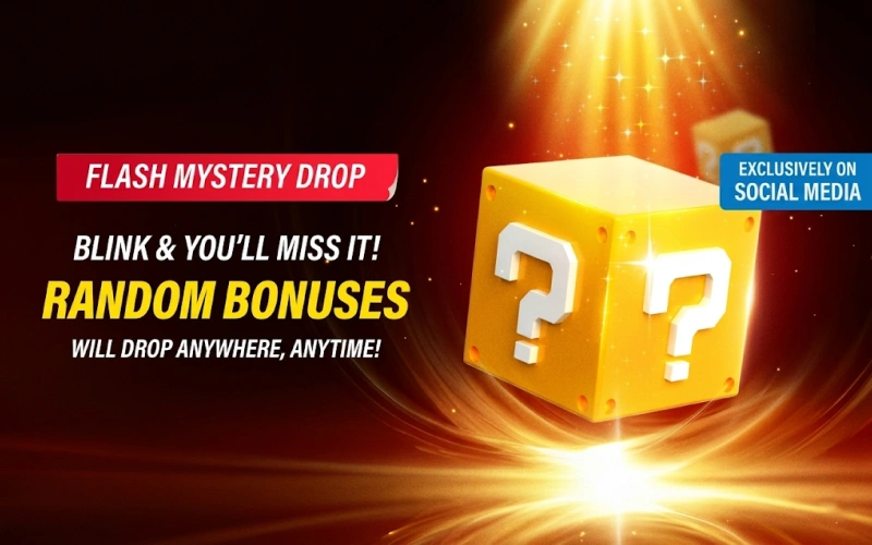 Participate in the Flash Mystery Drop at Baji for instant random rewards.